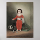 Poster Francisco de Goya Red Boy Manuel Osorio de Zuniga (Devant)