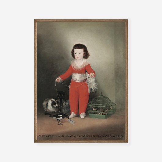 Poster Francisco de Goya Red Boy Manuel Osorio de Zuniga