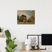 Poster Francisco Goya - Friar Pedro Binds El Maragato (Bureau à domicile)
