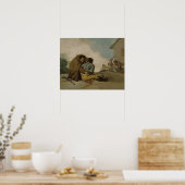 Poster Francisco Goya - Friar Pedro Binds El Maragato (Cuisine)