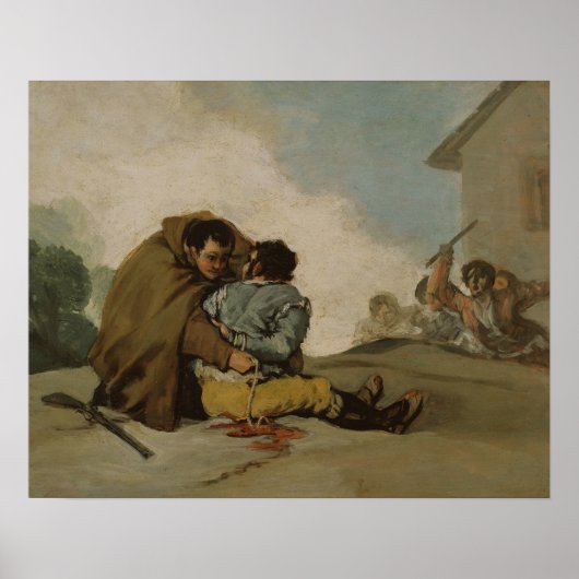 Poster Francisco Goya - Friar Pedro Binds El Maragato (Devant)