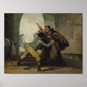 Poster Francisco Goya - Le Friar Pedro lève le pistolet