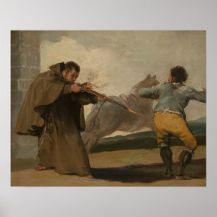 Poster Francisco Goya - Le Friar Pedro tire El Maragato