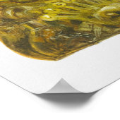 Poster Francisco Pizarro à côté de l'empereur Inca Atahua (Coin)