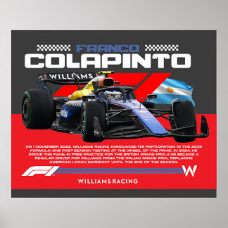 Poster Franco colapinto