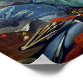 Poster François Boucher Allégorie de la peinture (Coin)