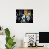 Poster François Boucher –  La toilette – 1742 (Bureau à domicile)