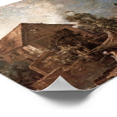 Poster Francois Boucher - Le moulin (Coin)