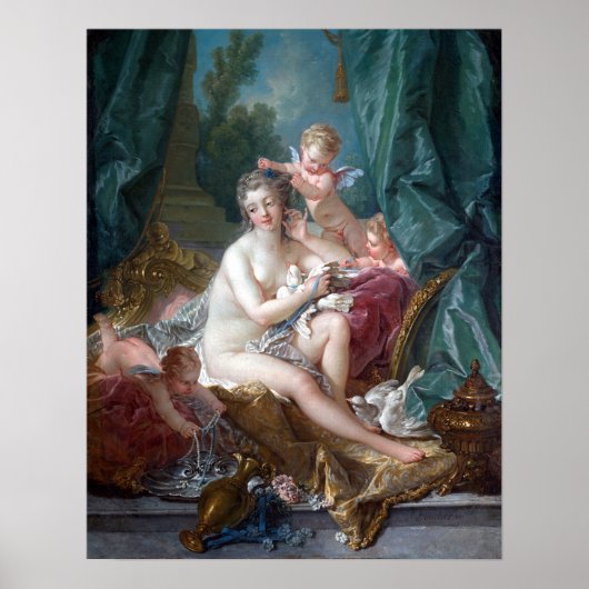 Poster François Boucher Les toilettes de Vénus (Devant)