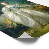 Poster François Boucher - Madame Bergeret Imprimer (Coin)