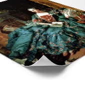 Poster Francois Boucher - Madame de Pompadour Portrait (Coin)