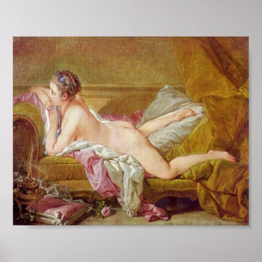 Poster François Boucher - Maîtresse à Louis XV (Devant)