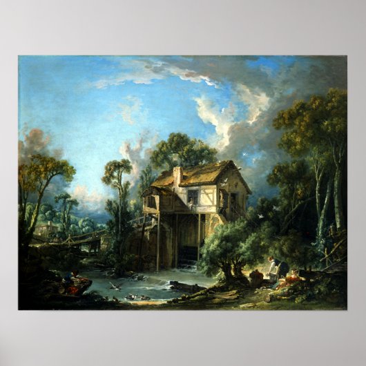 Poster François Boucher Mill à Charenton (Devant)