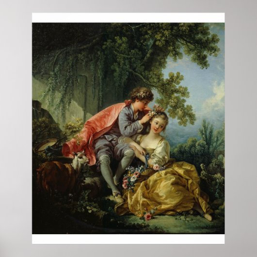 Poster François Boucher The Four Seasons (Devant)
