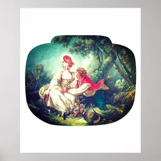 Poster François Boucher The Four Seasons (Devant)