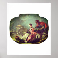 François Boucher The Four Seasons : hiver L'hiver