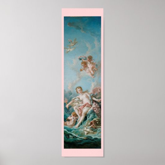 Poster François Boucher - Vénus sur les vagues 1769 (Devant)