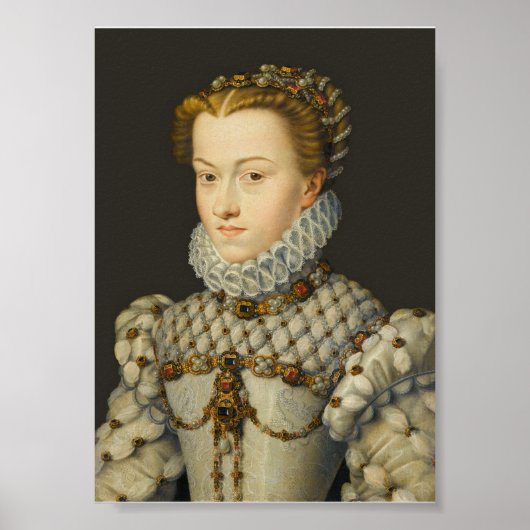 Poster Francois Clouet - Élisabeth d'Autriche (Devant)