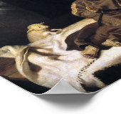 Poster François d'Assise avec musique ange (Coin)