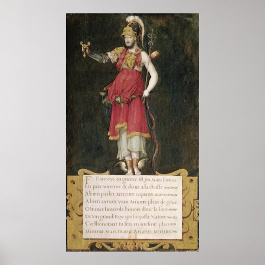 Poster François Ier en tant que divinité composite (Devant)