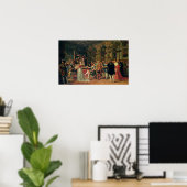 Poster François Ier Réception d'une peinture de la Sainte (Bureau à domicile)