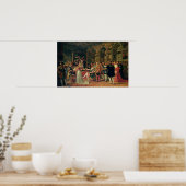 Poster François Ier Réception d'une peinture de la Sainte (Cuisine)