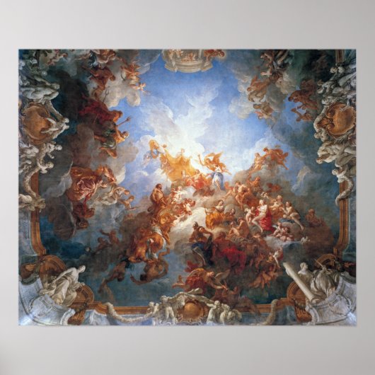 Poster François Lemoyne L'apothéose d'Hercules (Devant)