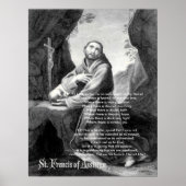 Poster François, "Ô Seigneur, fais de moi un instrument d (Devant)