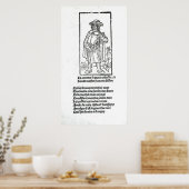 Poster Francois Villon, d'Oeuvres (Cuisine)