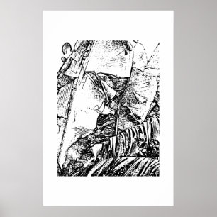 Poster Franges bananes