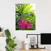Poster Frangipani hawaïen (Bureau à domicile)