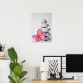 Poster Frangipani Zen (Bureau à domicile)