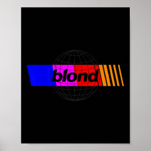 Poster Frank Rapper Blond R&amp ; b Album Ocean Globe Wor