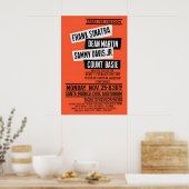 Poster Frank Sinatra - Dean Martin - Sammy Davis, Jr (Cuisine)