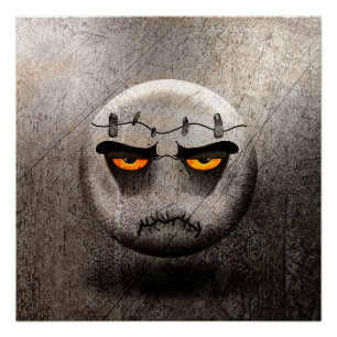 Poster Frankenmoji Vintage Perfect Poster