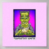 Poster Frankenstein's Hamster Funny Canvas Print (Devant)