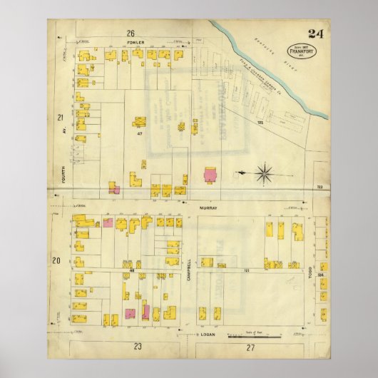 Poster Frankfort, Kentucky 9 (Devant)