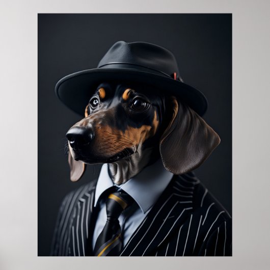 Poster Frankie le Dashhound (Devant)