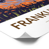 Poster Franklin Mountains State Park Texas Vintage (Coin)