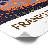 Poster Franklin Mountains State Park Texas Vintage (Coin)