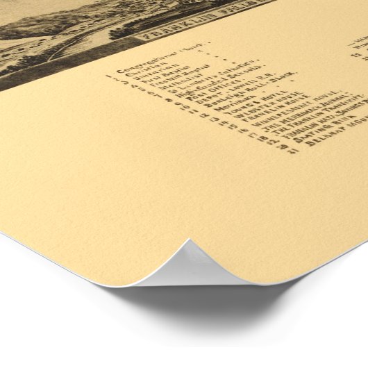 Poster Franklin, NH Panoramic Map - 1884 (Coin)