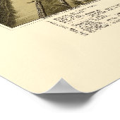 Poster Franklin, PA Carte panoramique - 1901 (Coin)