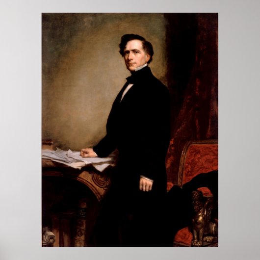 Poster FRANKLIN PIERCE par George Peter Alexander Healy (Devant)