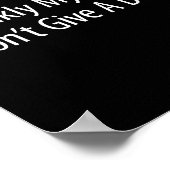 Poster Frankly My Dear I Don't Give A -  (Coin)