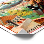 Poster  Frans chocolade ad, steampunk (Hoek)