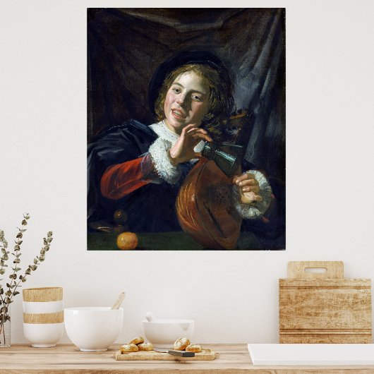 Poster Frans Hals Boy a une traînée (Cuisine)