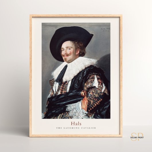 Poster Frans Hals Rire Cavalier Classique Élégance