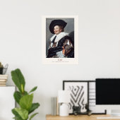 Poster Frans Hals Rire Cavalier Classique Élégance (Bureau à domicile)