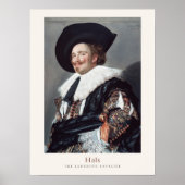 Poster Frans Hals Rire Cavalier Classique Élégance (Devant)