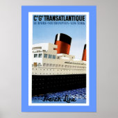 Poster Franse Line Midships (Voorkant)